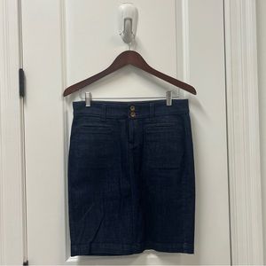 Banana Republic Jean Skirt-Dark Wash, Size 26R